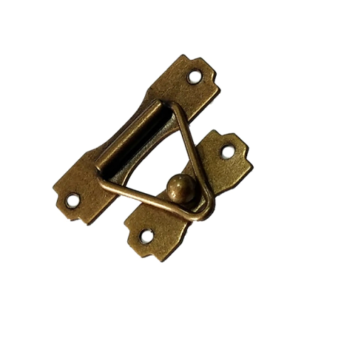 Fecho para artesanato.  Unidade: PEÇA  Acabamento: Ouro Velho  Observação: Fixação com balmase