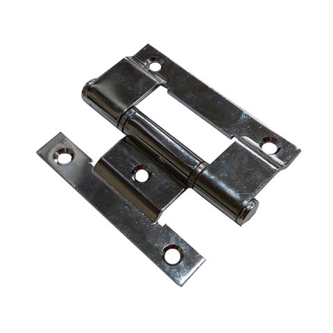 Dobradiça para portas modulares. Unidade: PEÇA Acabamento: Cromado OU Preto Observação: Reta