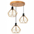 Excelentes opções para iluminações complementares, criam uma atmosfera retrô já que fazem referência a decorações no estilo vintage, assim possibilitando que a lâmpada instalada fique aparente e venha a somar na decoração.
Excelente acabamento na pintura,
