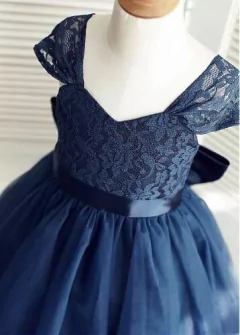 Vestido De Fiesta Para Nena Con Encaje en internet