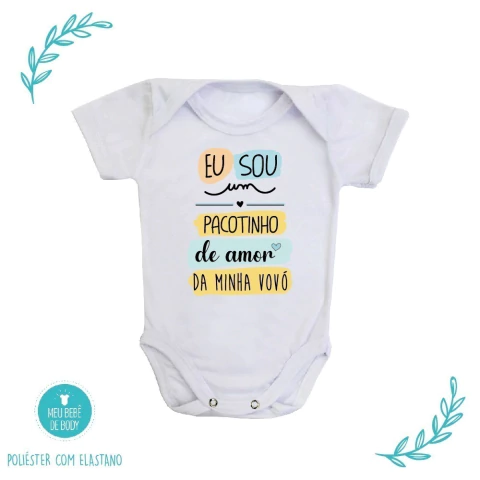 Body de Bebê Pacotinho da Vovó