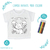 Camiseta Infantil Para Colorir Cachorrinho