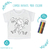 Camiseta Infantil Para Colorir Sereia
