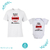 Kit Tal Pai Tal Filho(a) Camisa + Body de Bebê Cópia do Papai Vermelho