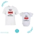 Kit Tal Pai Tal Filho(a) Camisa + Body de Bebê Cópia do Papai Vermelho