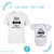 Kit Tal Pai Tal Filho(a) Camisa + Body de Bebê Cópia do Papai