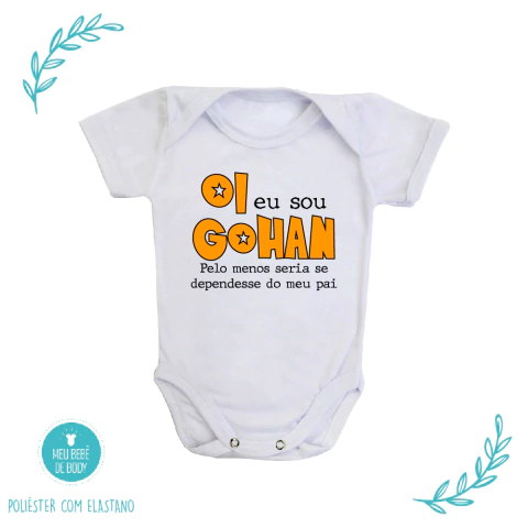 Body de Bebê Sou o Gohan