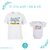 Kit Tal Pai Tal Filho(a) Camisa + Body de Bebê Princesa do Papai