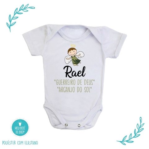 Body de Bebê Significado do Nome Anjinho