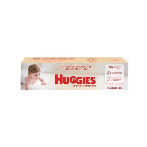 Crema protectora con aceite de almendra Huggies x 80 gr