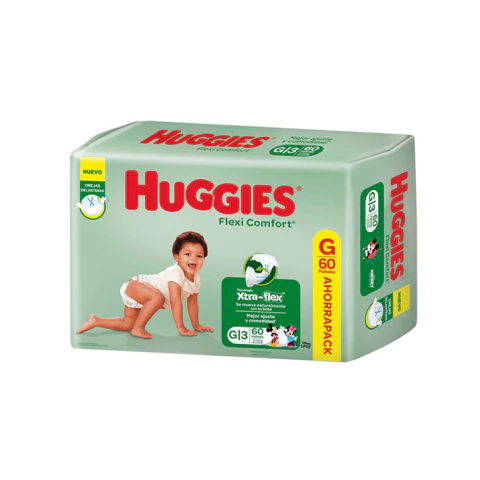 Huggies Flexi Comfort mes de consumo M, G, XG, XXG - comprar online