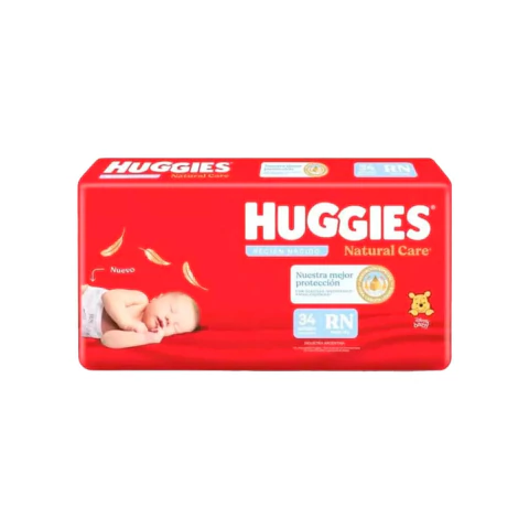 Huggies Natural Care Recién Nacido x 34 - comprar online