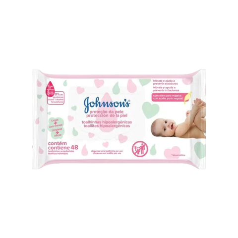 Toallitas J&J extra cuidado x 48