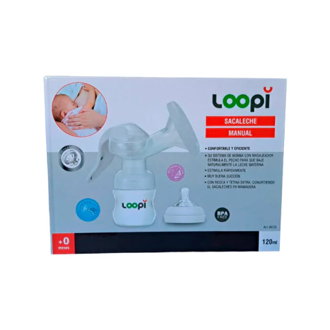 Loopi sacaleche manual con mamadera - comprar online