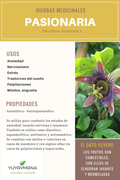Pasionaria y Valeriana. Tintura madre compuesta - comprar online