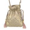 BOLSA VELTHA METALIZADA GOLD