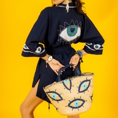 BOLSA PRIERE GREEK EYE BLUE na internet