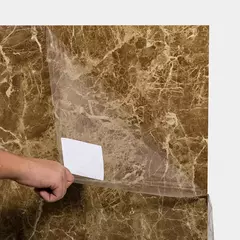 Imagen de Placa UV Mármol Emperador Claro