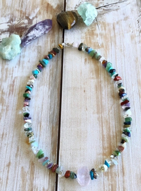 Mil cristales & cuarzo rosado