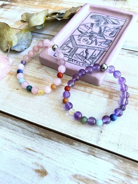 Pulsera 7 chakras mix