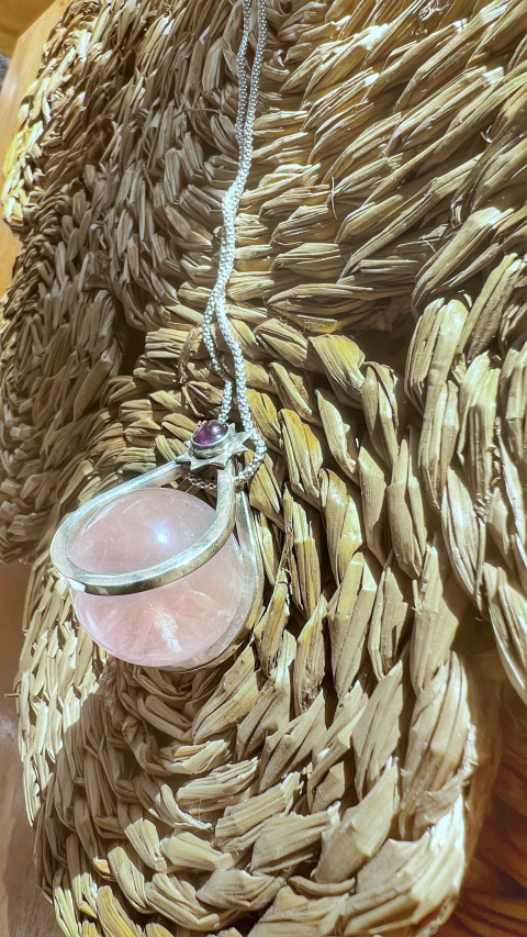 La rueda mágica Cuarzo rosado XL