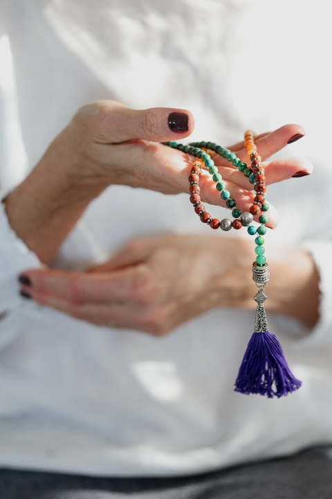 japamala 7 chakras crisocola - comprar online