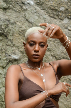 Choker Felina Onça Lunar - loja online