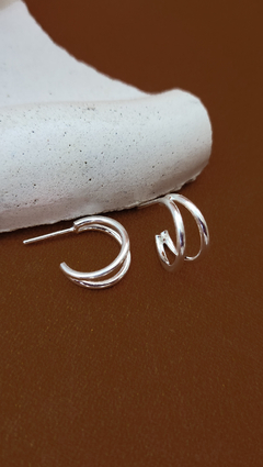 Argola Dupla Curva - comprar online
