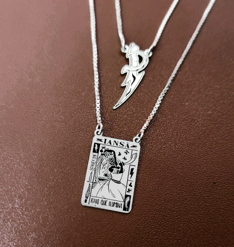 Escapulário Carta e Espada de Iansã (Oyá)