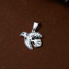 Pingente Pássaro Cordel