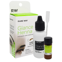 Henna Sobrancelha Glance Rare Way Kit Loiro Escuro 3,5gr