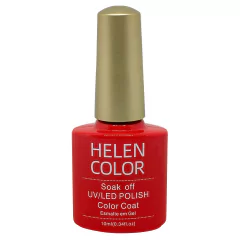 Esmalte em Gel Helen Color Vermelho Neon 10ml 165