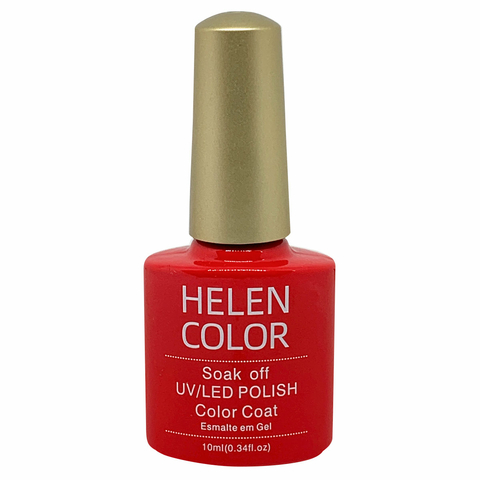 Esmalte em Gel Helen Color Vermelho Neon 10ml 165
