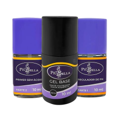 Alongamento de Unhas Preparadores e Gel Base PiuBella