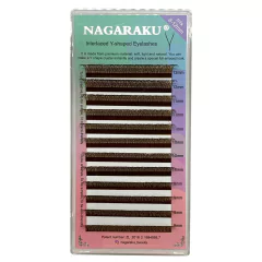 Cílios Fio a fio Y Volume brasileiro Nagaraku 0.10D Mix 8-14