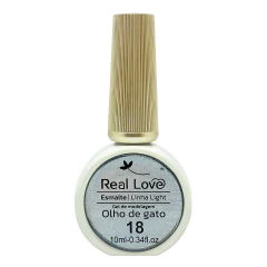 Esmalte em Gel Olho de Gato Real Love Estrela Cor 18 10ml
