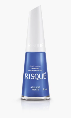 Esmalte Risque Azulivre Mente Azul bic 8ml