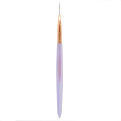 Pincel Unhas de gel decoradas traços finos longo 029-15mm