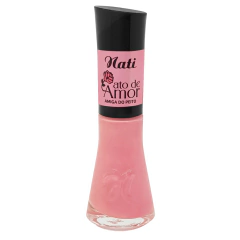 Esmalte Nati Ato de Amor Rosa Candy Amiga do Peito 8ml - comprar online