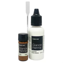 Henna Sobrancelha Glance Rare Way Kit Ultra Black 3,5gr