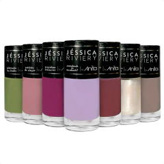 Kit Esmaltes Anita Jessica Riviery 2ª Edição 7 Cores