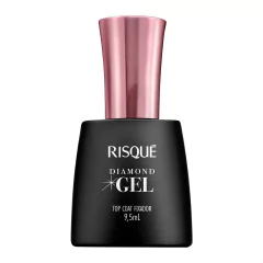 Top Coat Risqué Diamond Gel Fixador Cobertura Clear
