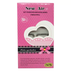 Cílios postiço Realista em tela Egípcio W 10 Pares 747S