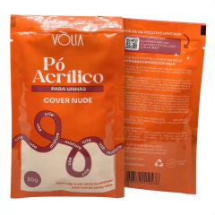 Pó Acrílico para Unhas Volia Cover Nude Sachê 30g