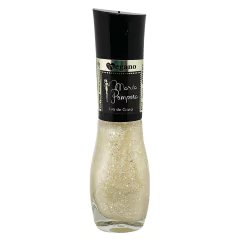 Esmalte Maria Pomposa Lua de Cristal Branco Glitter