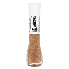 Esmalte Hits Diamante de Fogo Glitter Nude Refletivo 5Free