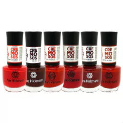 Kit esmaltes Ana Hickman Tons de vermelho Mais pedidos 6 un