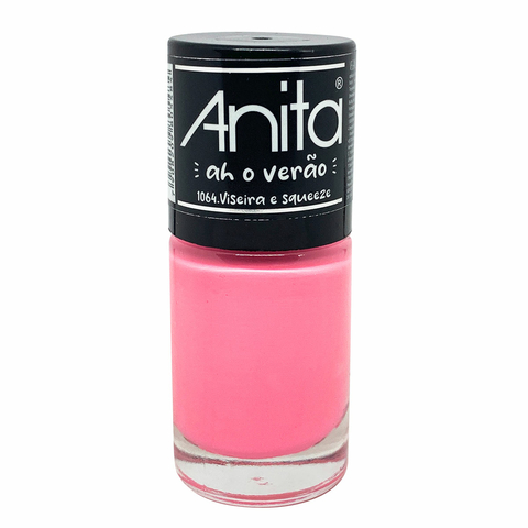 esmalte anita viseira e squeeze rosa