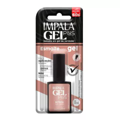 Esmalte em gel Impala Plus Camada única Artista Nude 8ml