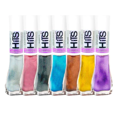 Kit de Esmaltes Hits Magnetico 7 cores
